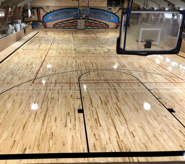 Hardwood Basketball Court - SportProsUSA